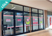 訪問看護・在宅クリニックのウインドウサイン｜関東ダイイチ