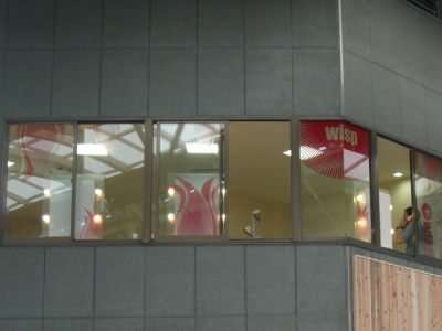 ウインドウサイン｜アウトラインカット